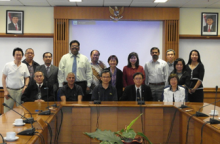 The AASP Board of Directors posed for this picture after the BOD Meeting at the School of Pharmacy in Institut Teknologi Bandung, Indonesia in February 2011.